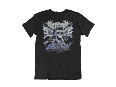 WILD CHILD ROCKABILLY T-SHIRT MAN BY Ger &quot;Dutch Courage&quot; Peters artwork