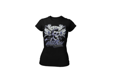 WILD CHILD ROCKABILLY T-SHIRT WOMAN by Ger &quot;Dutch Courage&quot; Peters artwork