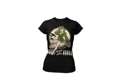 BOMB A DEAR T-SHIRT WOMAN by Ger "Dutch Courage" Peters artwork