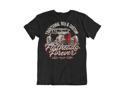 FLATHEADS T-SHIRT MAN BY Ger &quot;Dutch Courage&quot; Peters artwork