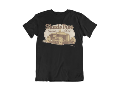 SHADE TREE SPEED SHOP &quot;El Mirage&quot; T-SHIRT MAN BY Ger &quot;Dutch Courage&quot; Peters artwork