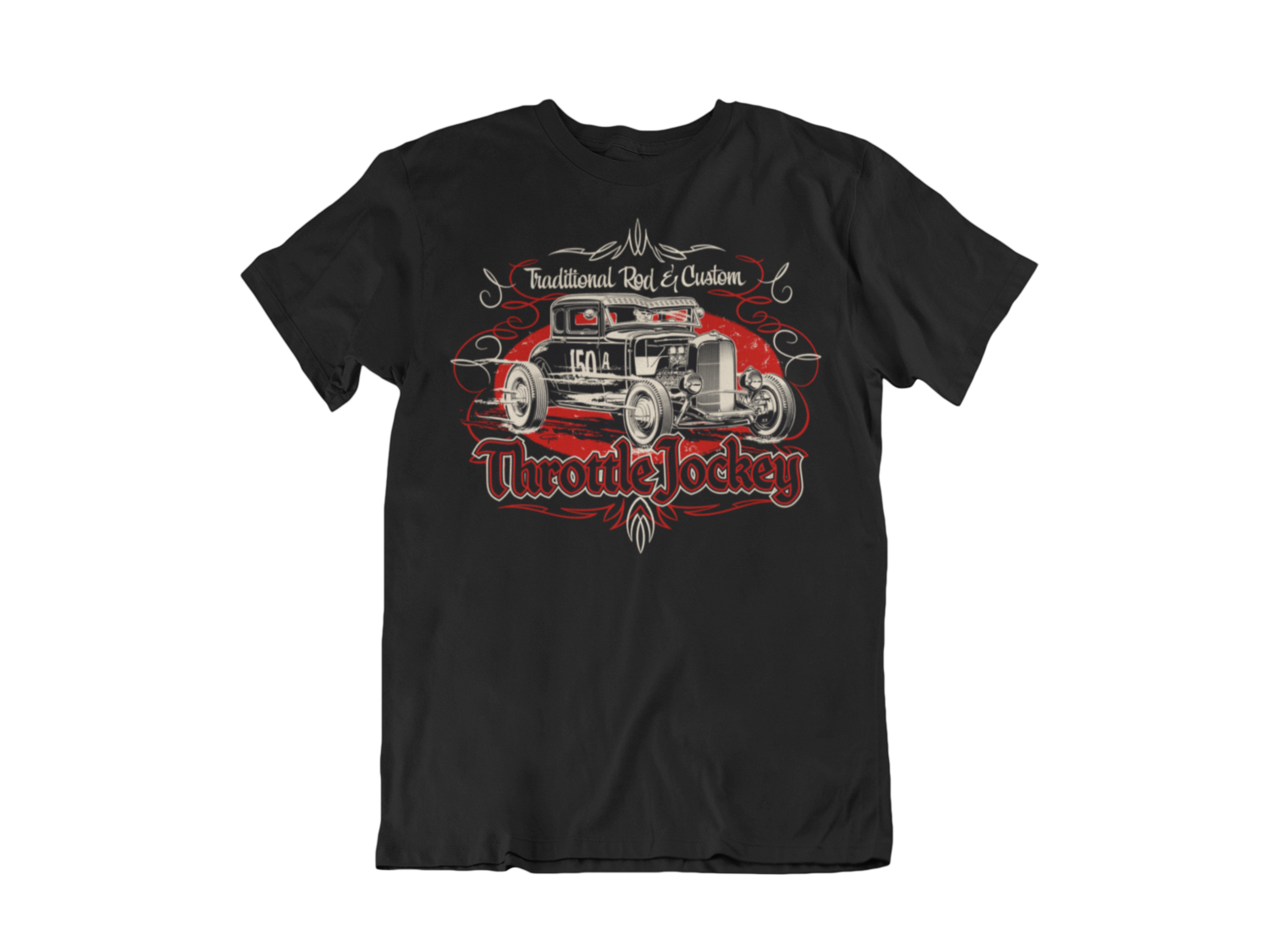 THROTTLE JOCKEY "Coupe" T-SHIRT MAN BY Ger "Dutch Courage" Peters artwork