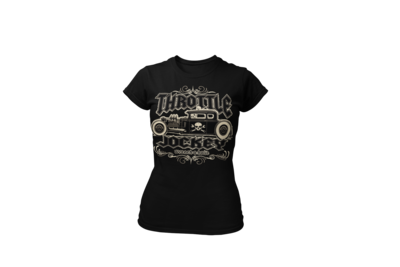 THROTTLE JOCKEY &quot;Wrench a holic&quot; T-SHIRT WOMAN by Ger &quot;Dutch Courage&quot; Peters artwork