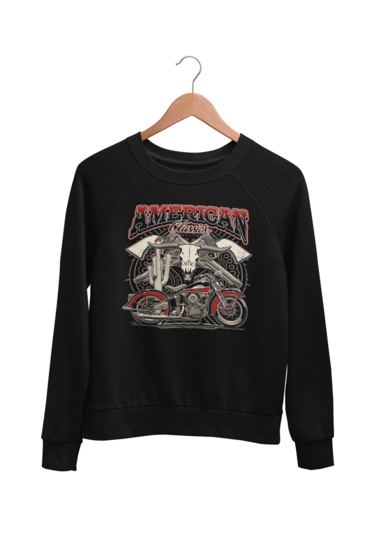 AMERICAN CLASSICS SWEATSHIRT UNISEX by BY Ger "Dutch Courage" Peters artwork