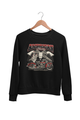 AMERICAN CLASSICS SWEATSHIRT UNISEX by BY Ger &quot;Dutch Courage&quot; Peters artwork