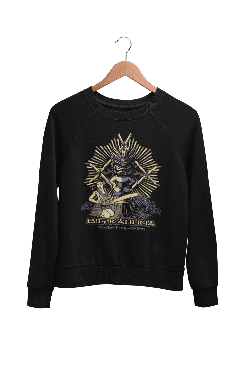 BIG KAHUNA SWEATSHIRT UNISEX by BY Ger &quot;Dutch Courage&quot; Peters artwork