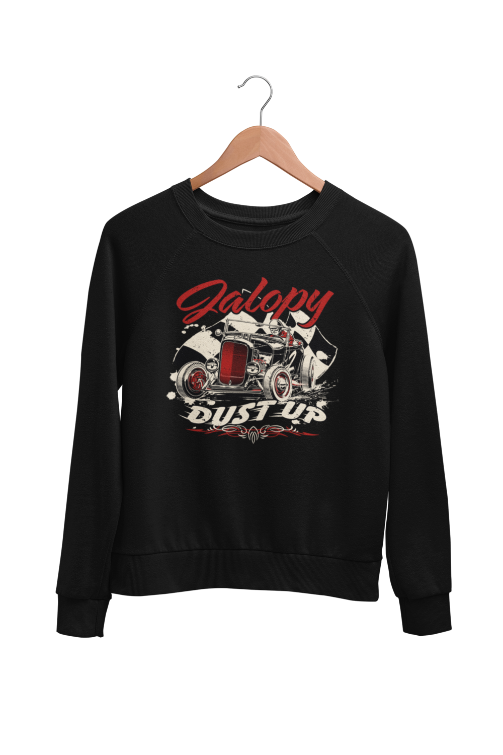 JALOPY DUST UP SWEATSHIRT UNISEX by BY Ger "Dutch Courage" Peters artwork