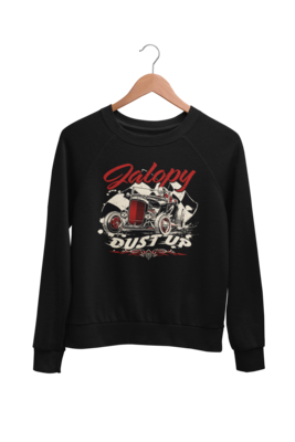 JALOPY DUST UP SWEATSHIRT UNISEX by BY Ger &quot;Dutch Courage&quot; Peters artwork