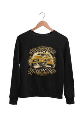 SHADE TREE SPEED SHOP "Willys" SWEATSHIRT UNISEX by BY Ger "Dutch Courage" Peters artwork