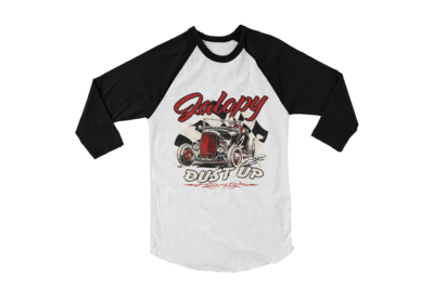 JALOPY DUST UP BASEBALL LONG SLEEVE UNISEX BY Ger "Dutch Courage" Peters artwork