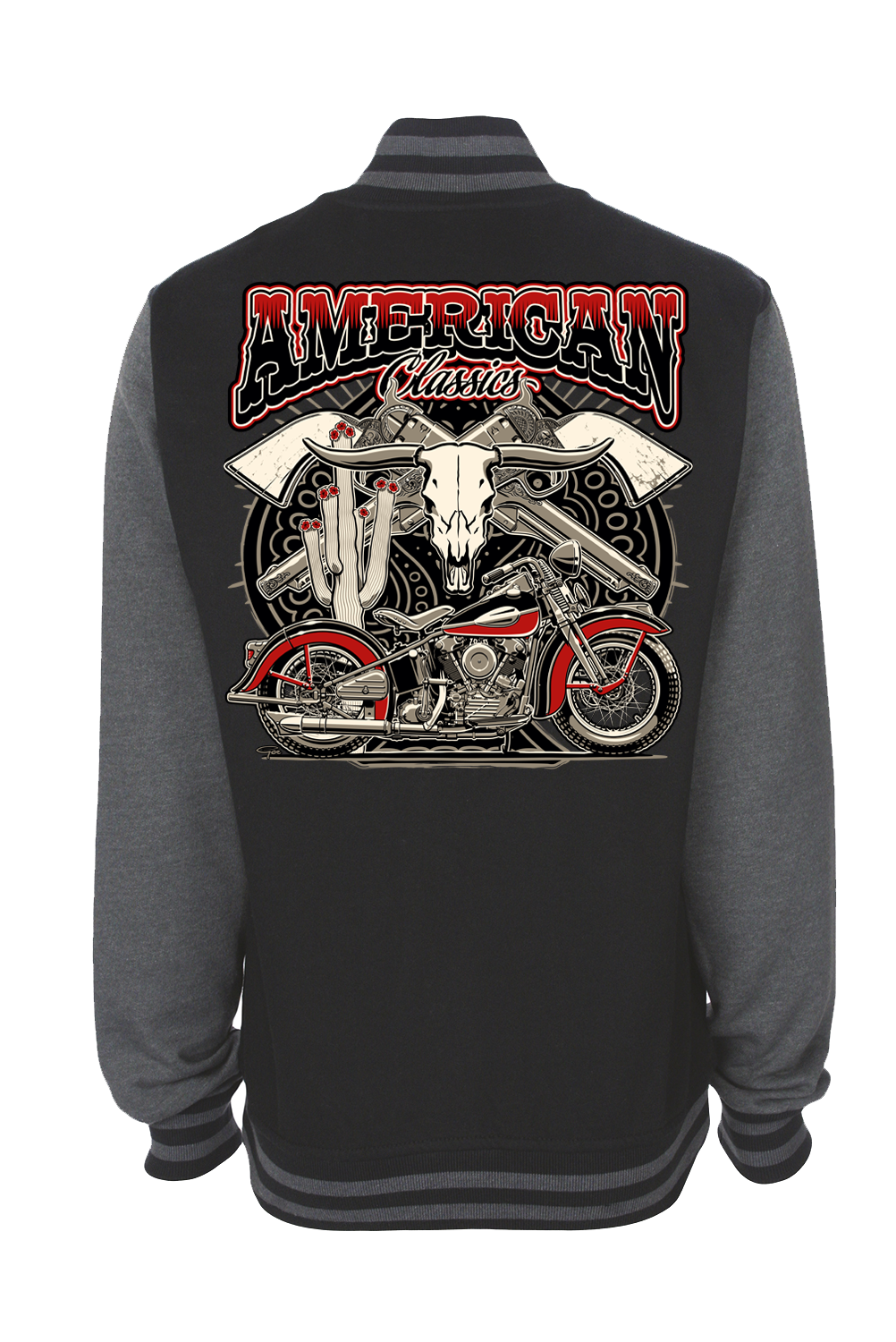 VARSITY JACKET AMERICAN CLASSICS UNISEX by Ger "Dutch Courage" Peters artwork