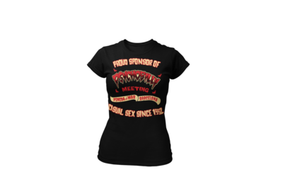 PSYCHOBILLY MEETING PROUD SPONSOR T-SHIRT WOMAN