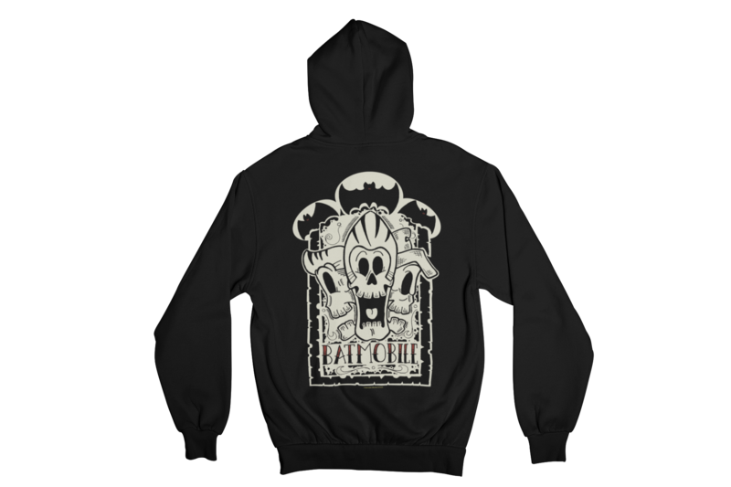 3 SKULLS HOODIE ZIP