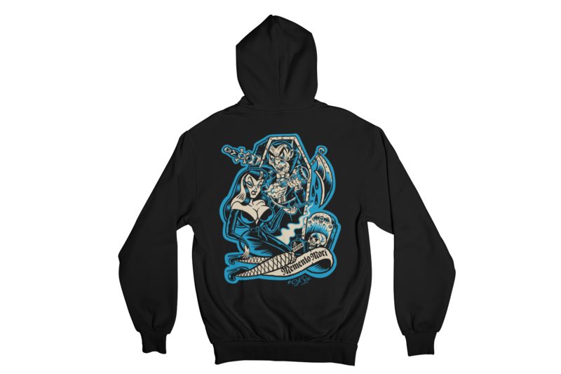 MEMENTO MORI HOODIE ZIP BY SOLRAC