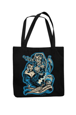 MEMENTO MORI Cotton Bag  logo design SOL RAC