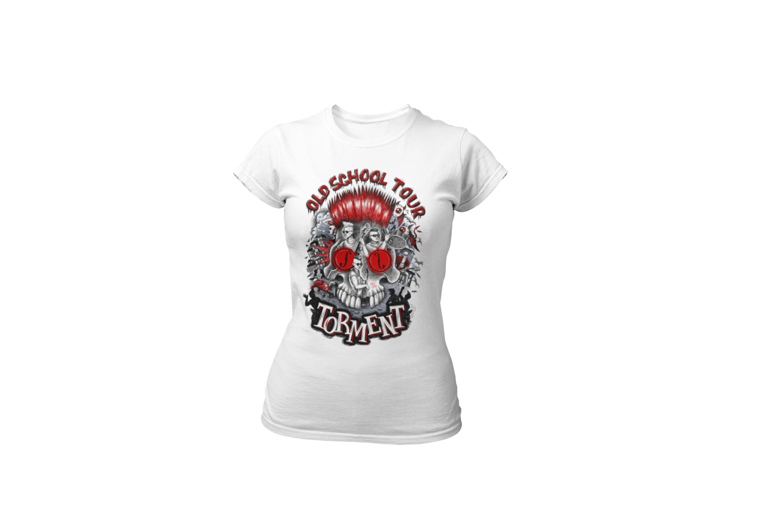 TORMENT "Old school tour" tshirt for WOMEN