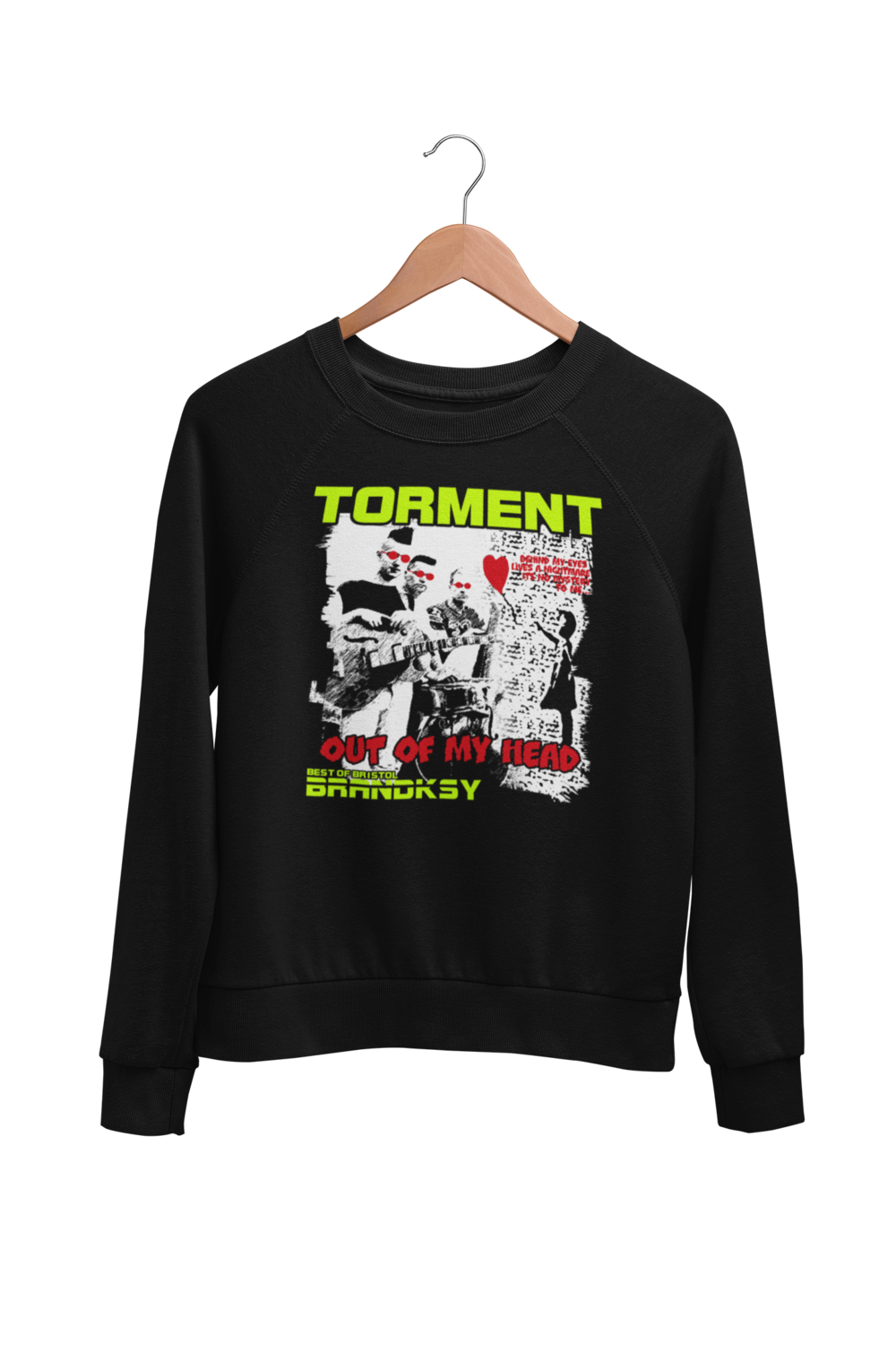 TORMENT &quot;Out of my head&quot; SWEATSHIRT UNISEX