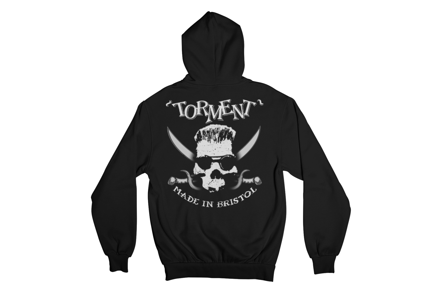 TORMENT  &quot;MADE IN BRISTOL&quot; HOODIE ZIP for MEN