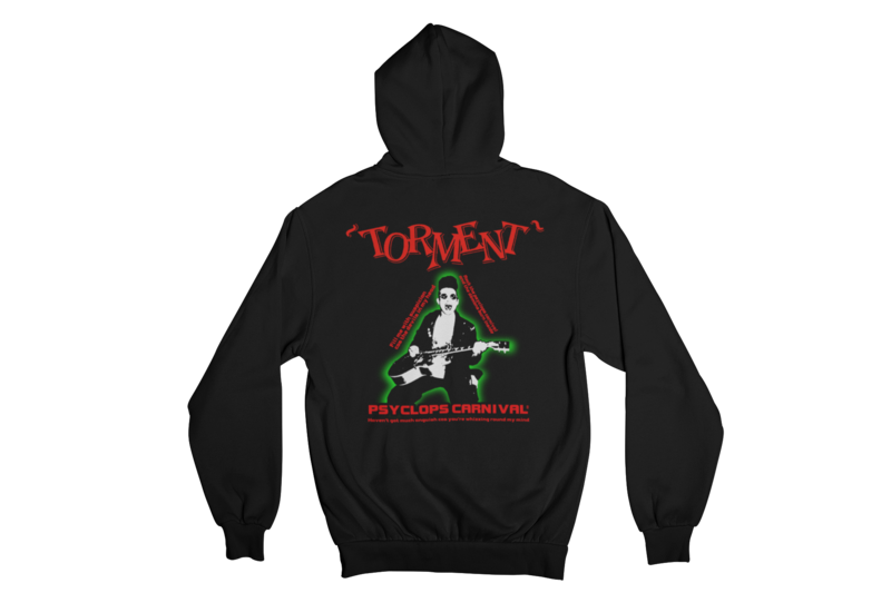 TORMENT "PSYCLOPS CARNIVAL" HOODIE ZIP for MEN