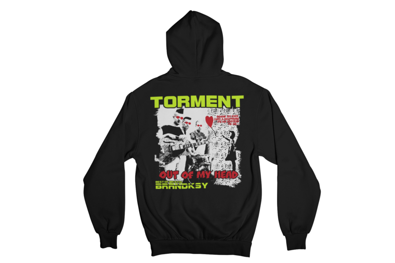 TORMENT "OUT OF MY HEAD" HOODIE ZIP for WOMEN