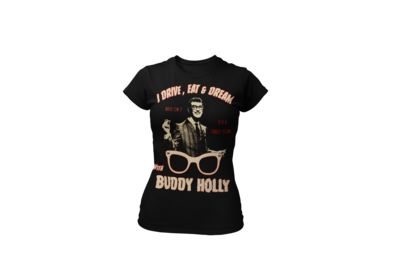 BUDDY HOLLY RULES T-SHIRT FOR WOMEN
