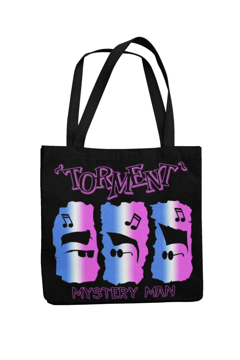 TORMENT &quot;Mistery Man&quot; Cotton Bag, Colour: Black