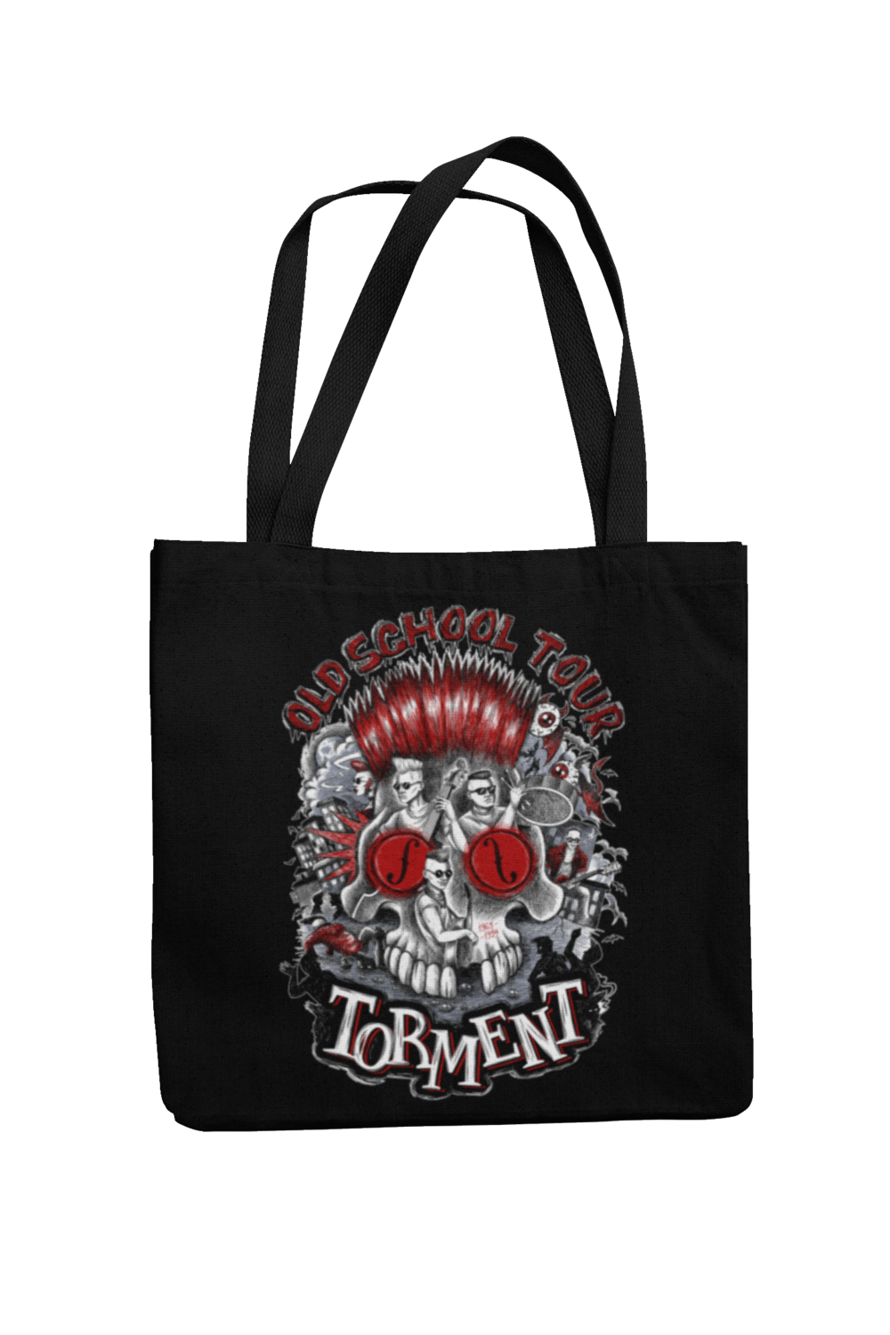 TORMENT &quot;Psyclops Carnival&quot; Cotton Bag, Colour: Black