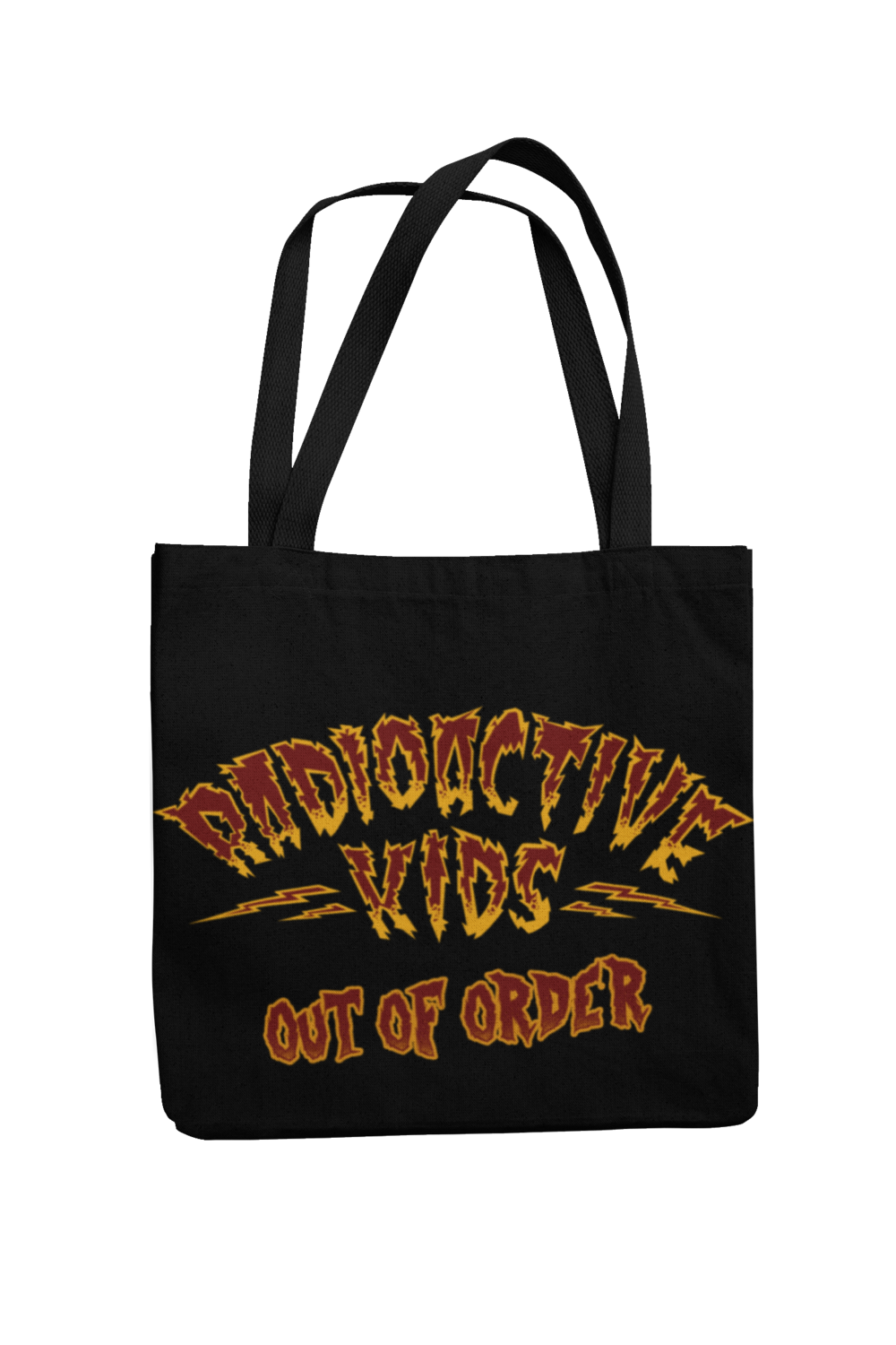 RADIOACTIVE KIDS Cotton Bag  OUT OF ORDER, Colour: Black