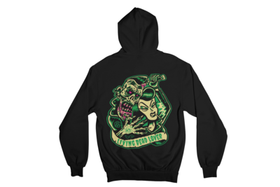 KILLER ZOMBIE GIRL  HOODIE ZIP for MEN by SOL RAC