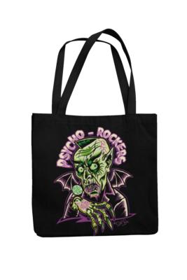 PSYCHO - ROCKERS Cotton Bag  logo design SOL RAC