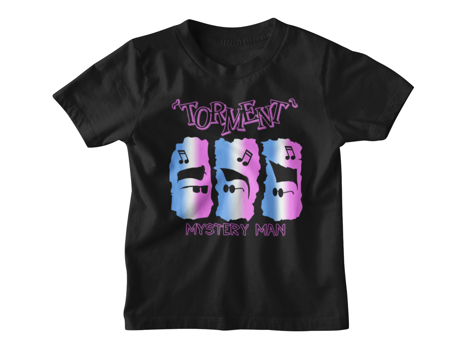 TORMENT MISTERY MAN-SHIRT KIDS, Colour: Black, Size: 3/4 years