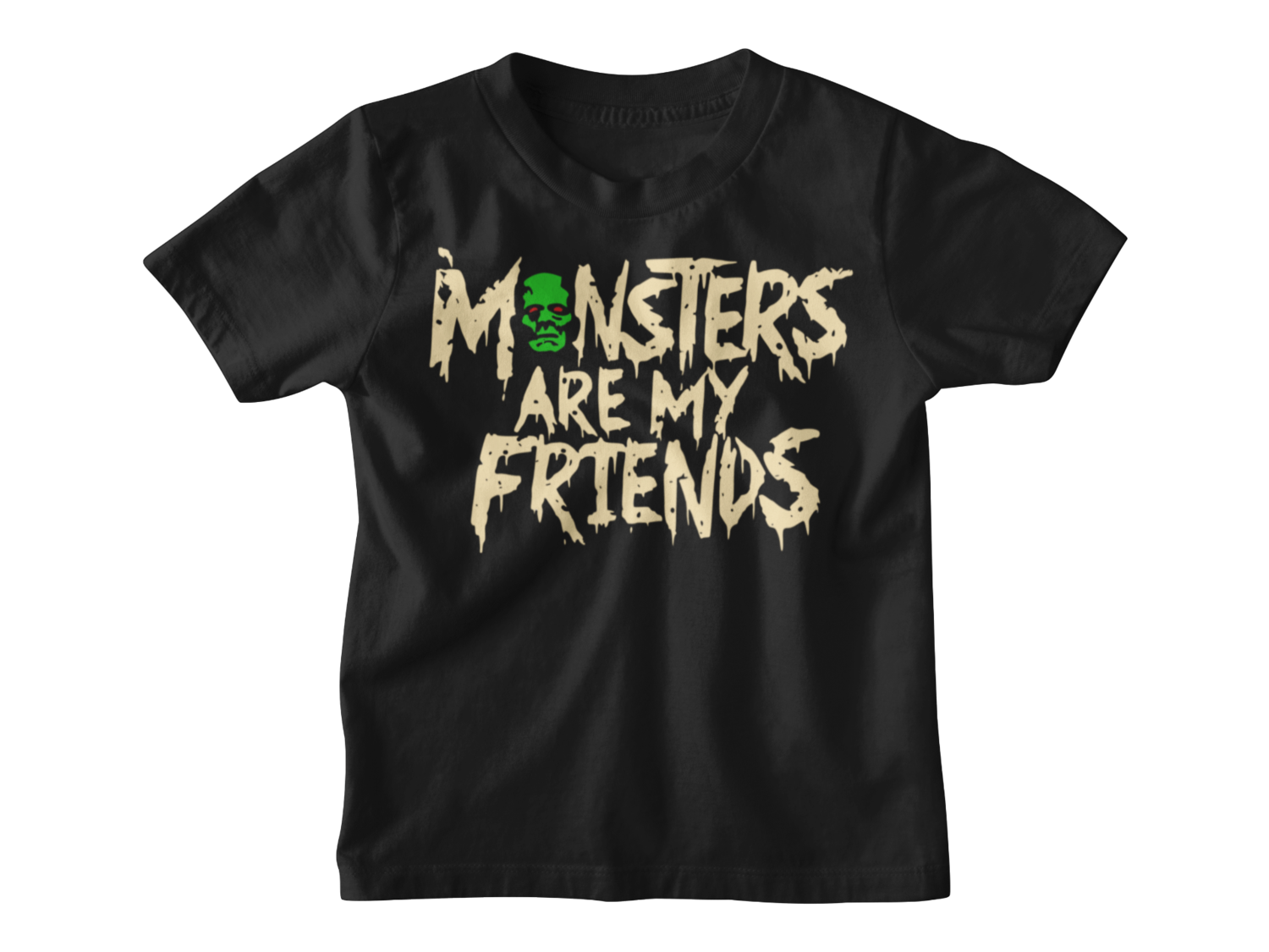 MONSTERS ARE MY FRIENDS T-SHIRT KIDS