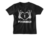 I LOVE PSYCHOBILLY T-SHIRT KIDS