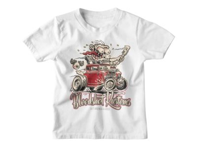 BLOODSHOT KUSTOMS &quot;Monkey Wrench&quot; T-SHIRT KIDS BY Ger &quot;Dutch Courage&quot; Peters