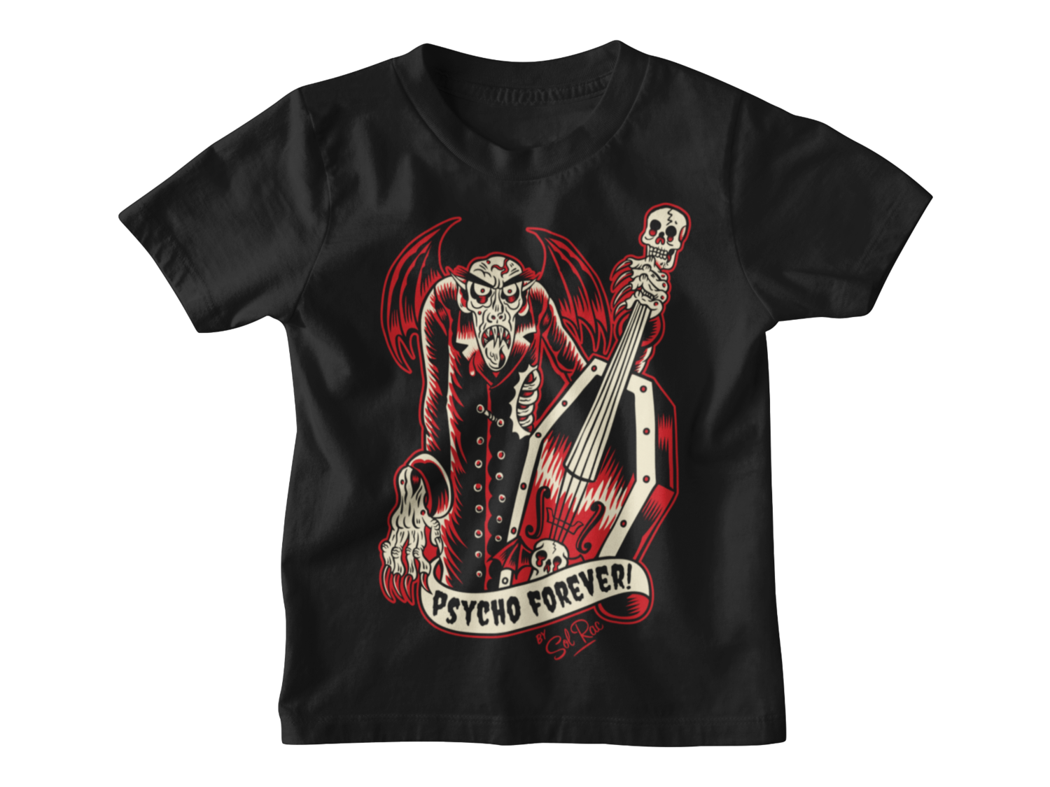 NOSFERATU T-SHIRT KIDS BY SOL RAC, Colour: Black, Size: 3/4 years
