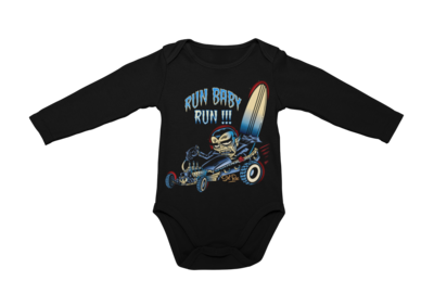 RUN BABY RUN BABY ONIESE