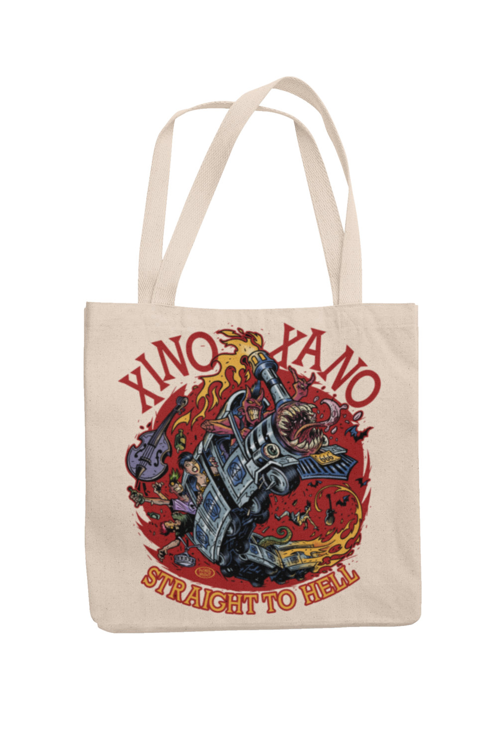 Cotton Bag Xino Xano design by PASKAL 2019, Colour: Black