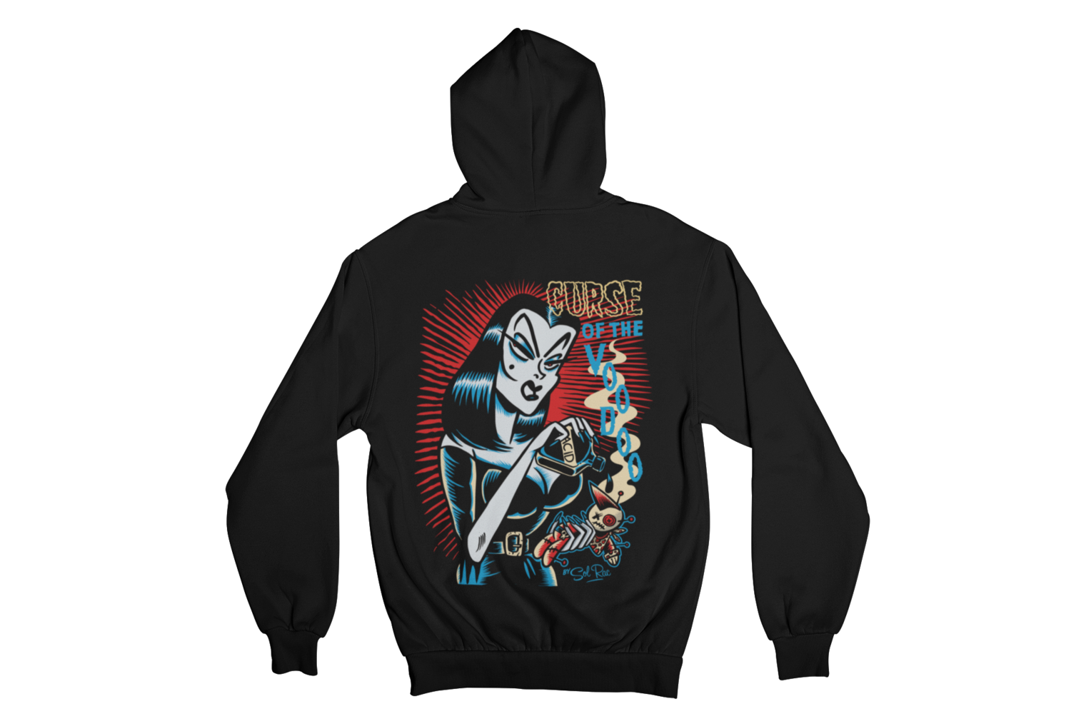 CURSE OF THE VOODOO HOODIE ZIP for WOMEN by SOL RAC