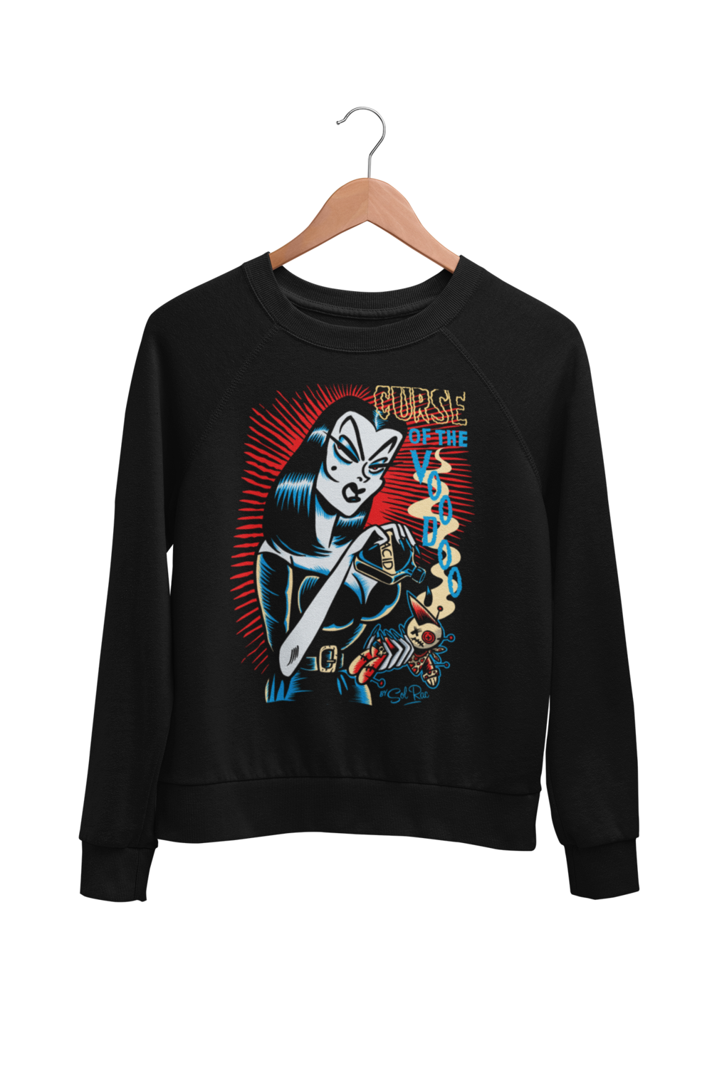 CURSE OF VOODOO SWEATSHIRT UNISEX by BY SOL RAC