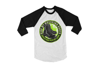 KISS MY WRECKING BOOTS BASEBALL LONG SLEEVE By NANO BARBERO