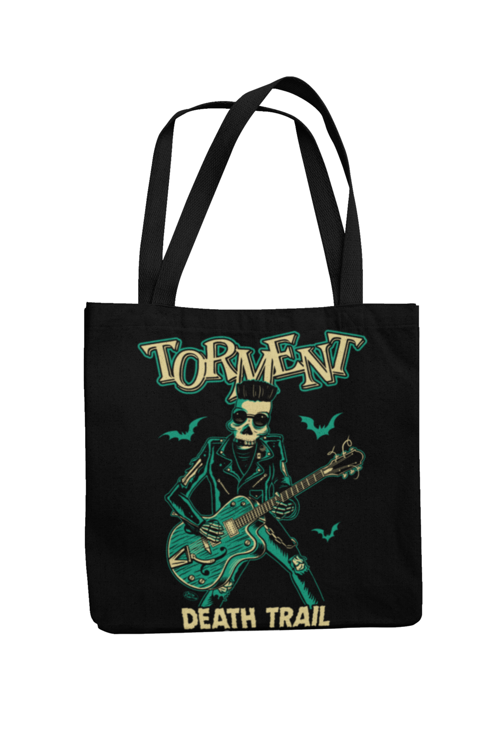 TORMENT &quot;Death train&quot; Cotton Bag, Colour: Black