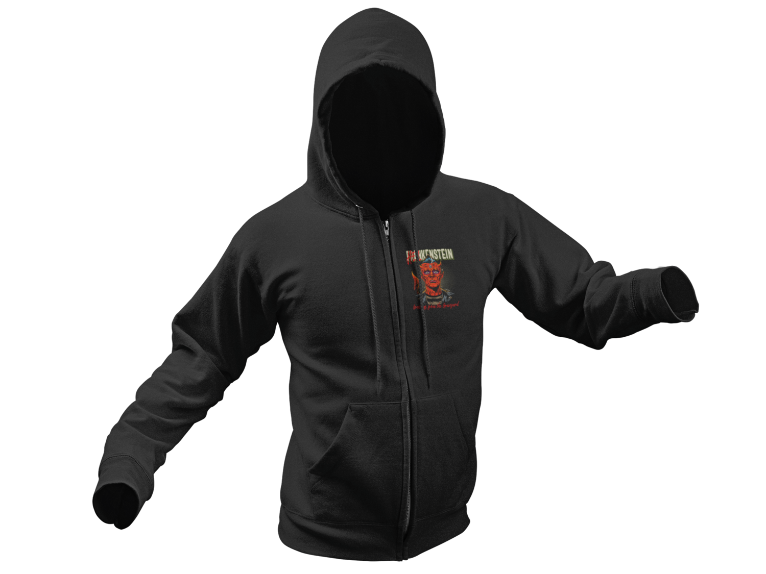 HELLKENSTEIN HOODIE ZIP for WOMEN by NANO BARBERO