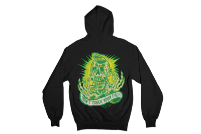 DON´T TOUCH YOUR FACE HOODIE ZIP for WOMEN by SOL RAC