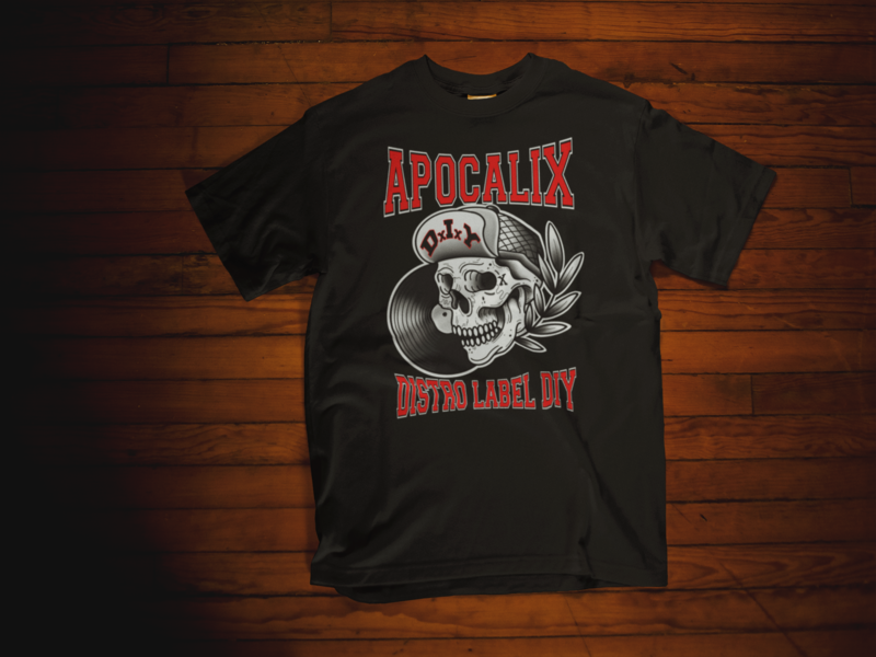 Apocalix Distro Label Diy tshirt for MEN