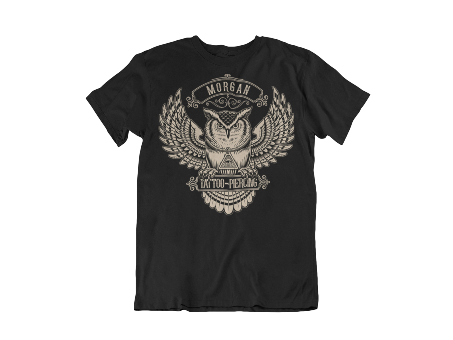 Morgan Tattoo &quot;Buho&quot; T-SHIRT MAN, Size: Small