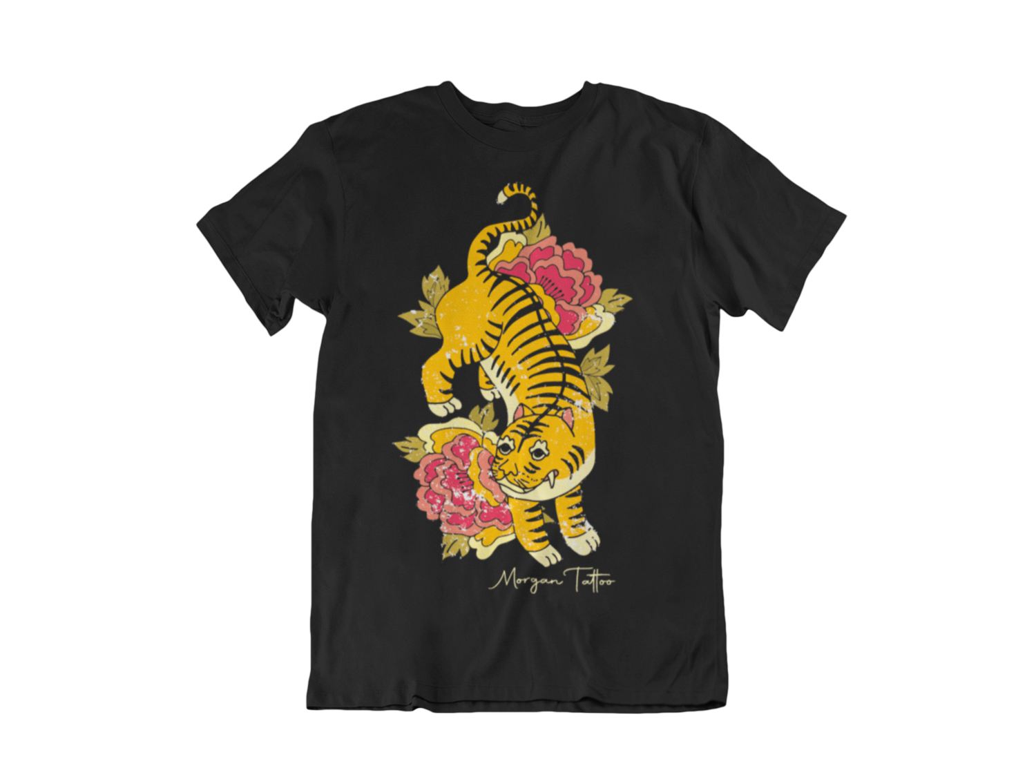 Morgan Tattoo &quot;Tiger&quot; T-SHIRT MAN