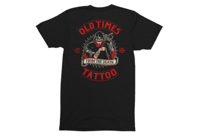 OLD TIMES TATTOO &quot;From the death logo&quot; tshirt for MEN