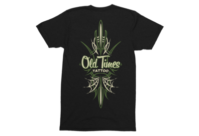 OLD TIMES TATTOO &quot;Pinstriping logo&quot; tshirt for MEN