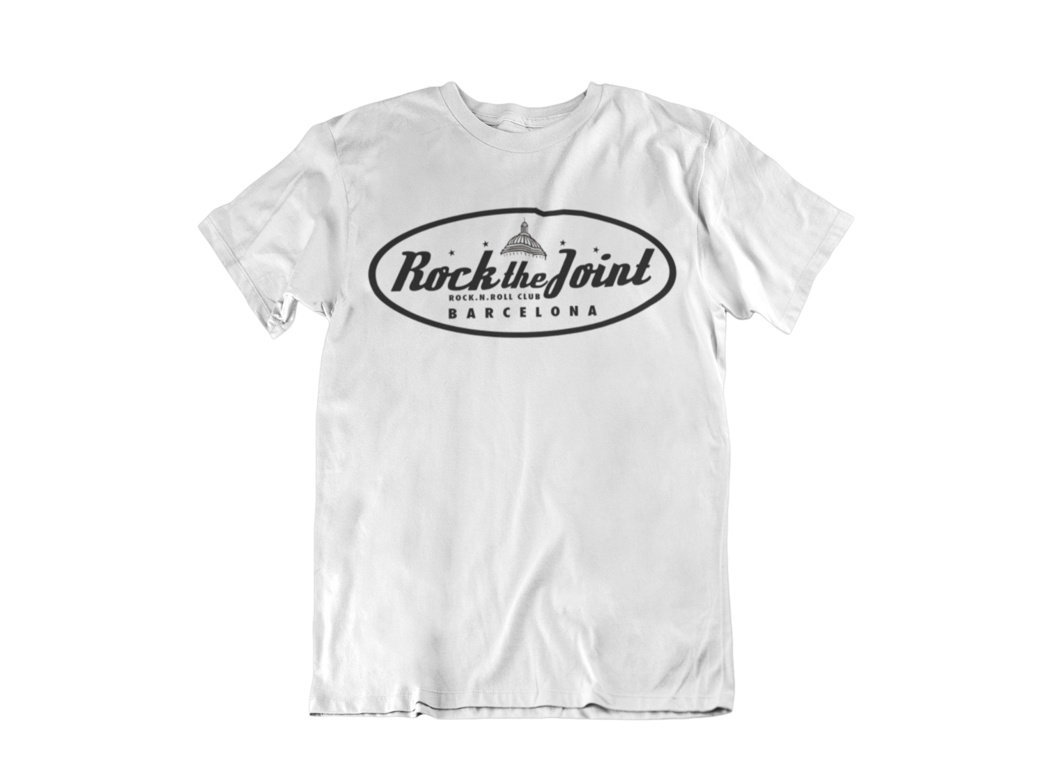 Rock The Joint Club &quot;Logo&quot; tshirt for MEN, Colour: WHITE, Size: Large