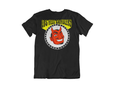 Los HELL GAMBLERS &quot;Red demon logo&quot; T-SHIRT MEN